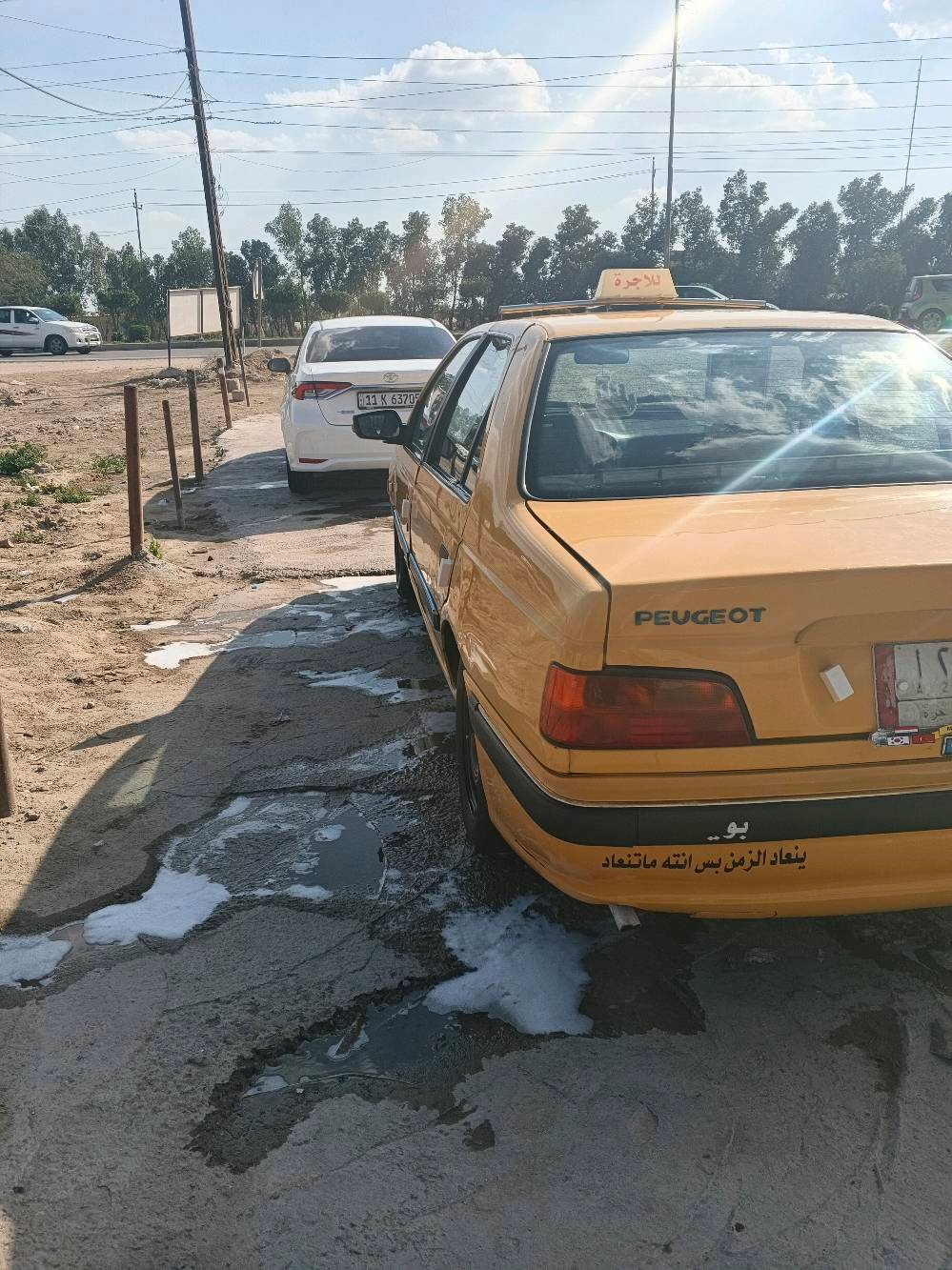 السلام عليكم
بيجو بارص 2012 

السياره بدون تبديل اي قطعه 

باتري جديد 

تخم تاير جديد 

رقم انكليزي عندي الوصل بس استلم فقط 

رقم بابل 

مصفره هيئه وغرمات 

حداديه جديده 

محرك كير جدد

التبريد بي ليك فقط

بدون اي نقص بس التبريد بي ليك

السياره جديده ومتعوب عليها 

السعر36وبيها مجال كلش بسيط

للستفسار اكثر اتصل ع رقم ***********

مكاني بابل
