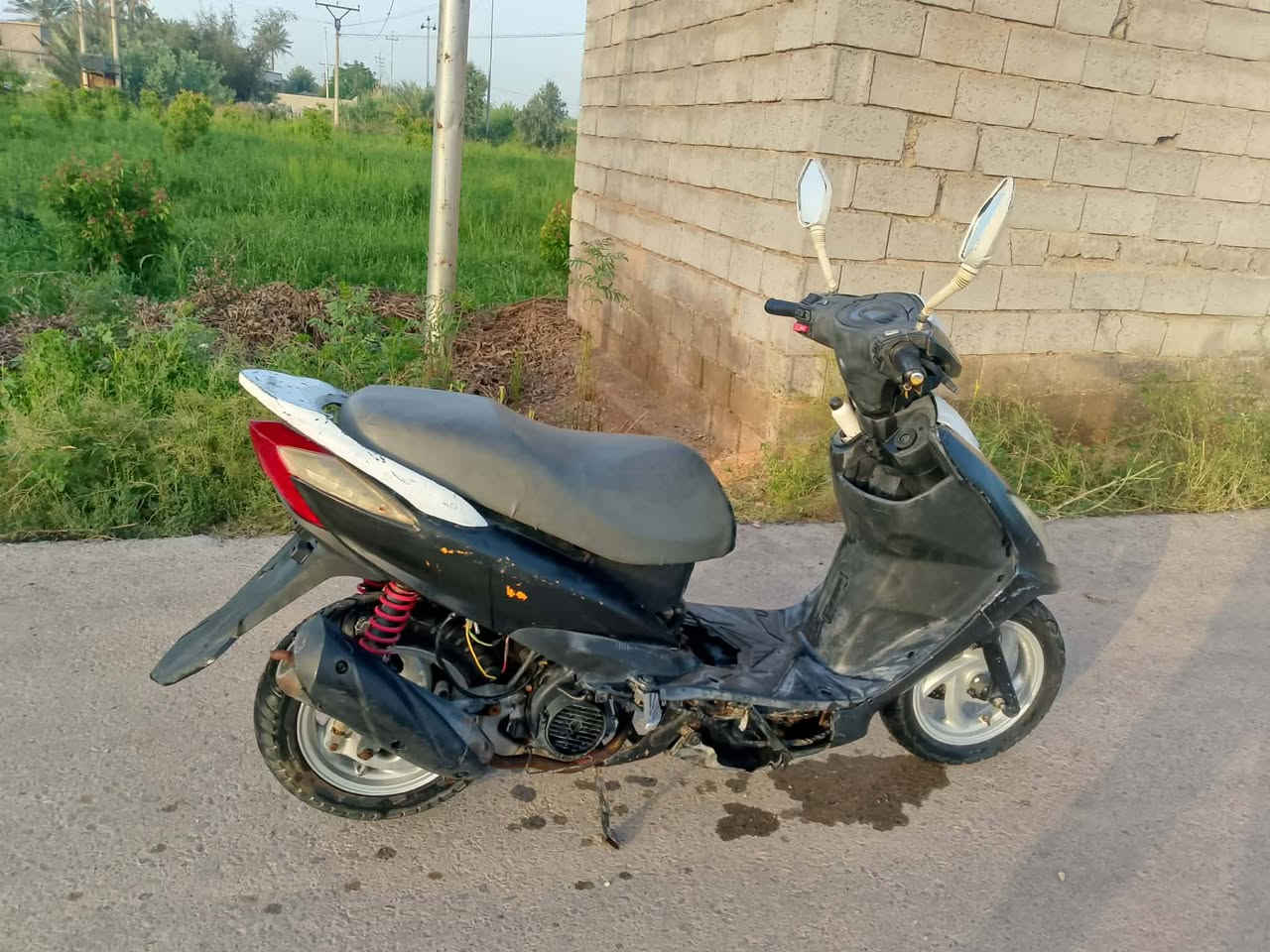 دراجة للبيع كوري دراجة مجفتة جديد كاملة كهربائيات كلهة كاملة غسلناها وطفت فجأ ابيع كوم حديد بس شاهد الله تجفيت جديد ويمنة ماكو احد يصلحهن اليشتري ابيع كوم حديدالسعر 125وبيهة مجال المكان ديالى الخالص التحويلة متواجد خاص واتساب***********
