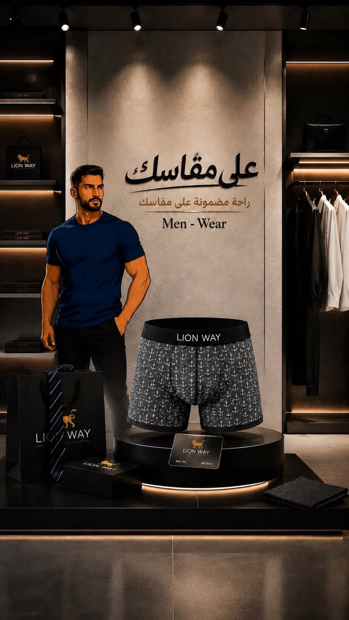 🥰🩳 على مقاسك مكانك الحقيقى 🩳🥰
💙 Collection Now 💙 
🥰🩳💙 ( Boxer - Short ) 🥰🩳💙
🥰🩳💙 ( Lion Way  ) ( Boxer ) 🩳💙 
💐 السعر مقابل الجودة بجد ☺️🩳
💐 السعر مفجأه☺️🩳 
💐 كل مقاسات متاحة 🩳☺️
💐 متاح كميات ☺️🩳
💐 استيك قوى ١٠٠٪؜ ثبات ونعومة 🩳☺️
💐 اطلب الأن 🩳☺️
💐 متاح معاك ٢٤ ساعة 🩳☺️
 #٢٤ساعة
#مصر


**إذا كنت صاحب هذا الإعلان وتريد حذفه لأي سبب، رجاءا أرسل رسالة إلى الدعم الفني**