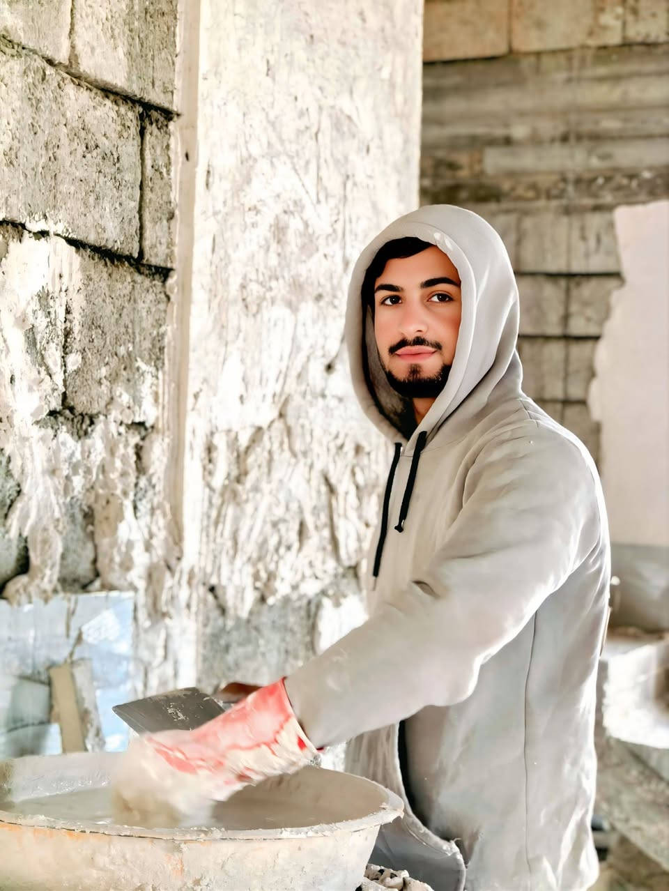 السلام عليكم #متفرغ حالياً
⬜:يوجد كادر لبخ جص من الموصل•
👷:مكون من 5 اوسطوات و 5 عمال•
📏٫🧶:شغل ع المساطر و الخيط شرط هندسة والاتقان بالعمل و ونضافة فول و بياض شرط امرايه •
🕐: البيت انطول 3 أيام على الأقل •
🛏️:المبيت في نفس مكان العمل •

📞: رقم الهاتف: ***********
💬: أو الخاص مفتوح •
 
                       #ومن_الله_التوفيق
