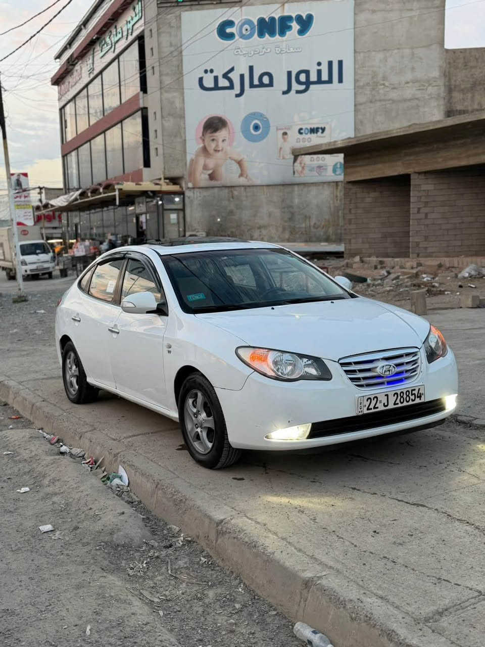 السلام عليكم افانتي 2009
فول مواصفات عده البصمه فقط
كشنات هيتر 
دشبول لمس 
مري شفط 
محرك 1600 ابشرط 
كهربائيات كلها شغاله
تبريد
تدفئه 
كابون بانزين 
رقم اربيل الجديد 
السياره بيها 5  قطع رش  فقط 
بدون معجون ودواخل 
مكان السياره موصل حي دوميز 
رقم الهاتف ***********
السعر المطلوب 102
البيع فقط بدون قسط او مراوس
