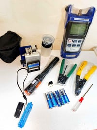 جنطة تفيشش FTTH السعر 40.000 بور ميتر , كلفر  ,ستربر  ,    مسطرة , ليز...