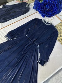 كولكشن رمضاني • فستان طول كامل • مقاسات ٣٨-٤٨