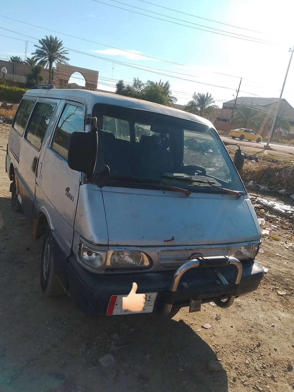 كيا بستا موديل 95 زعانف سنويه صاقطه كير محرك اكسل مكفولات تخم تاير صدر كهربائيات كله جاهزه شرط  التحويل لسعر 35العنوان بابل الحصوه رقمي ***********
