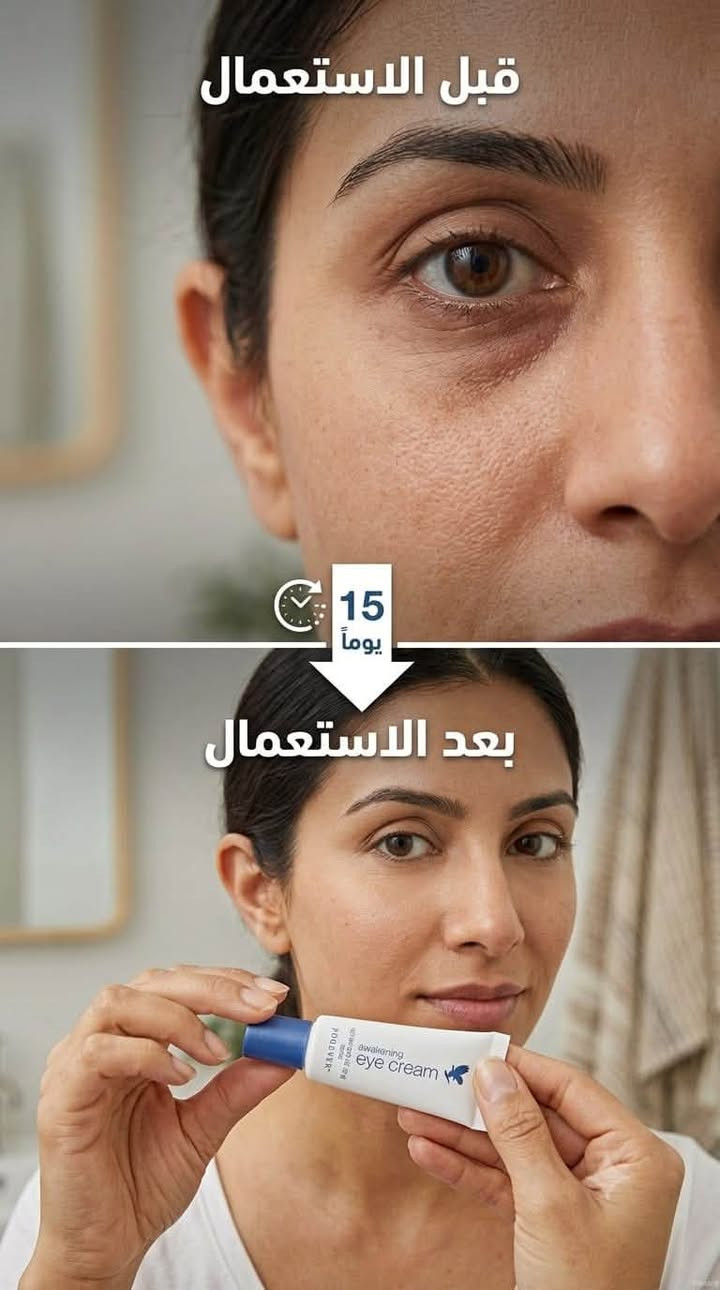وداعاً للتعب والهالات.. وخلي عيونج تنبض بالحياة! 🌟
​لكل البنات اللي يعانن من السهر، التعب، والهالات المزعجة.. جبنالكم الحل السحري والنهائي من شركة فوريفير ليفينج العالمية! 💆‍♀️✨
​👁️ كريم awakening eye cream (كريم إيقاظ العين) 👁️
​هذا الكريم مو مجرد مرطب عادي، هذا معجزة صغيرة راح تغير إطلالتج بـ 15 يوم بس! 😉👇
​💫 شنو اللي راح يسويه لعيونج؟
​🔴 يقلل بشكل ملحوظ من الهالات السوداء والانتفاخات تحت العين.
​🔴 يرفع الجفن العلوي المترهل وينطي لعيونج نظرة واسعة ومصحصحة.
​🔴 يطمس تجاعيد أطراف العين (أقدام الغراب) ويقوي بنية البشرة حول العين.
​🔴 يرطب بعمق ويحمي المنطقة من الجفاف حتى تبقين دايماً بشكل أصغر وأكثر حيوية.
​💰 التفاصيل والطلب:
​🚨 الكمية جدًا محدودة! لا تترددين واحجزي قطعتج هسة قبل ما تخلص الكمية وتفوتج الفرصة! 🛒💨
​💌 للطلب أو الاستفسار، راسلينا على الخاص مباشرةً 💌#عناية_بالشعر #بغداد_بصرة_موصل_الكويت_الخليج_دبي_الامارات_السعودية_العراق_حلوات_لبنان_سوريا_فلسطين #عنايه_شخصيه_للجسم_جل_استحمام_كريمات_تفتيح_المناطق_الحساسه_ترطيب👌🏻👌🏻👌🏻❤️❤️❤️ #عنايةبالبشرة #عناية_أنثوية


**إذا كنت صاحب هذا الإعلان وتريد حذفه لأي سبب، رجاءا أرسل رسالة إلى الدعم الفني**