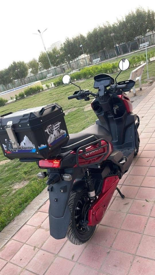 السلام عليكم دراجه اباتشي 6 بطاريات مسطره معروفه مواصفاتها للبيع فقط قفل 850 مكان بغداد أبو أغريب الزيتون***********
