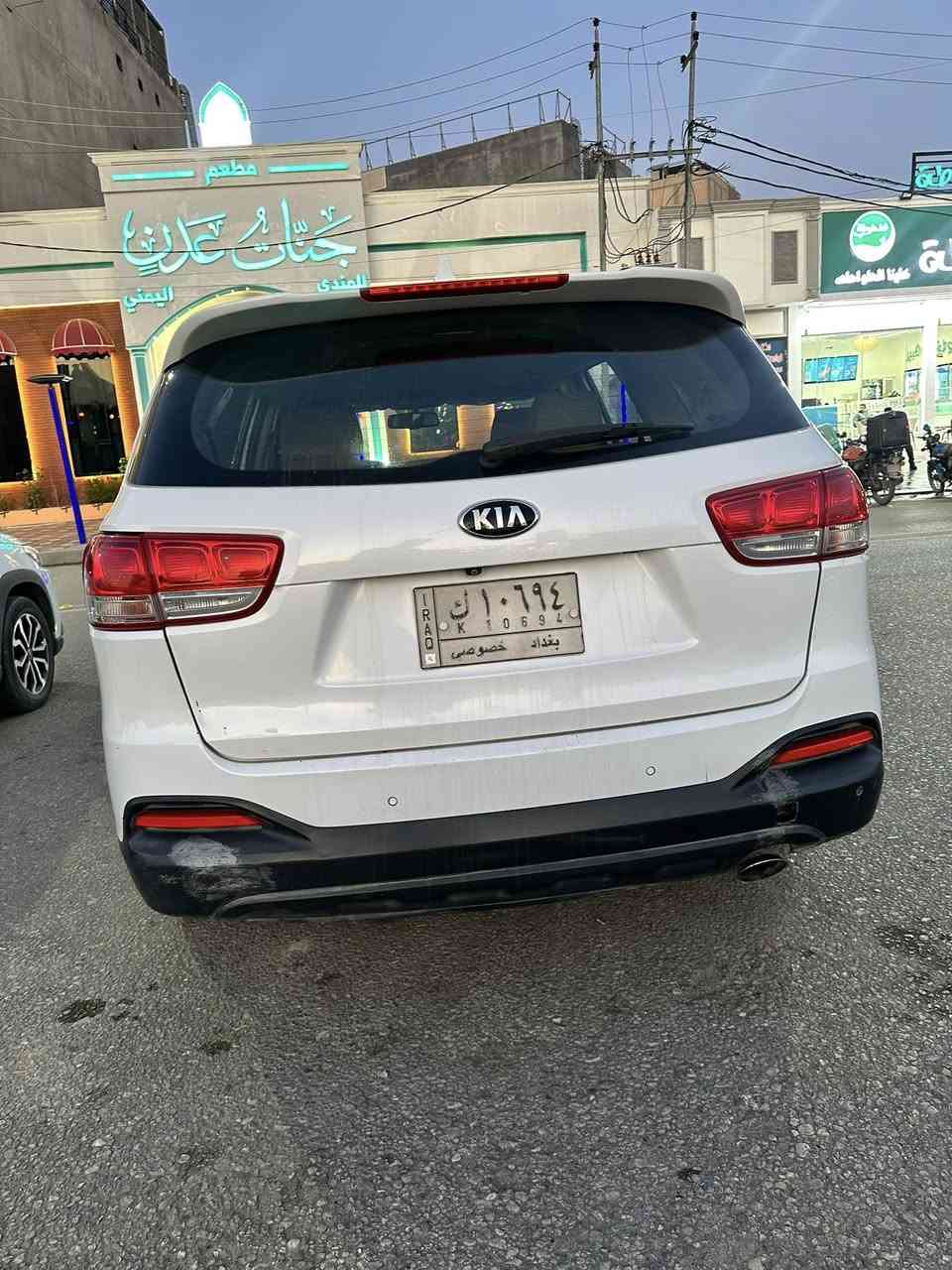 السلام عليكم. 
سورنتو ١٦ أمريكيه  
ماشيه ١٠٠ 
سونار مرفق 
***********
١٤٥$.  مكينه ٤.     ٢٤٠٠ جي دي اي    مكان كربلاء
