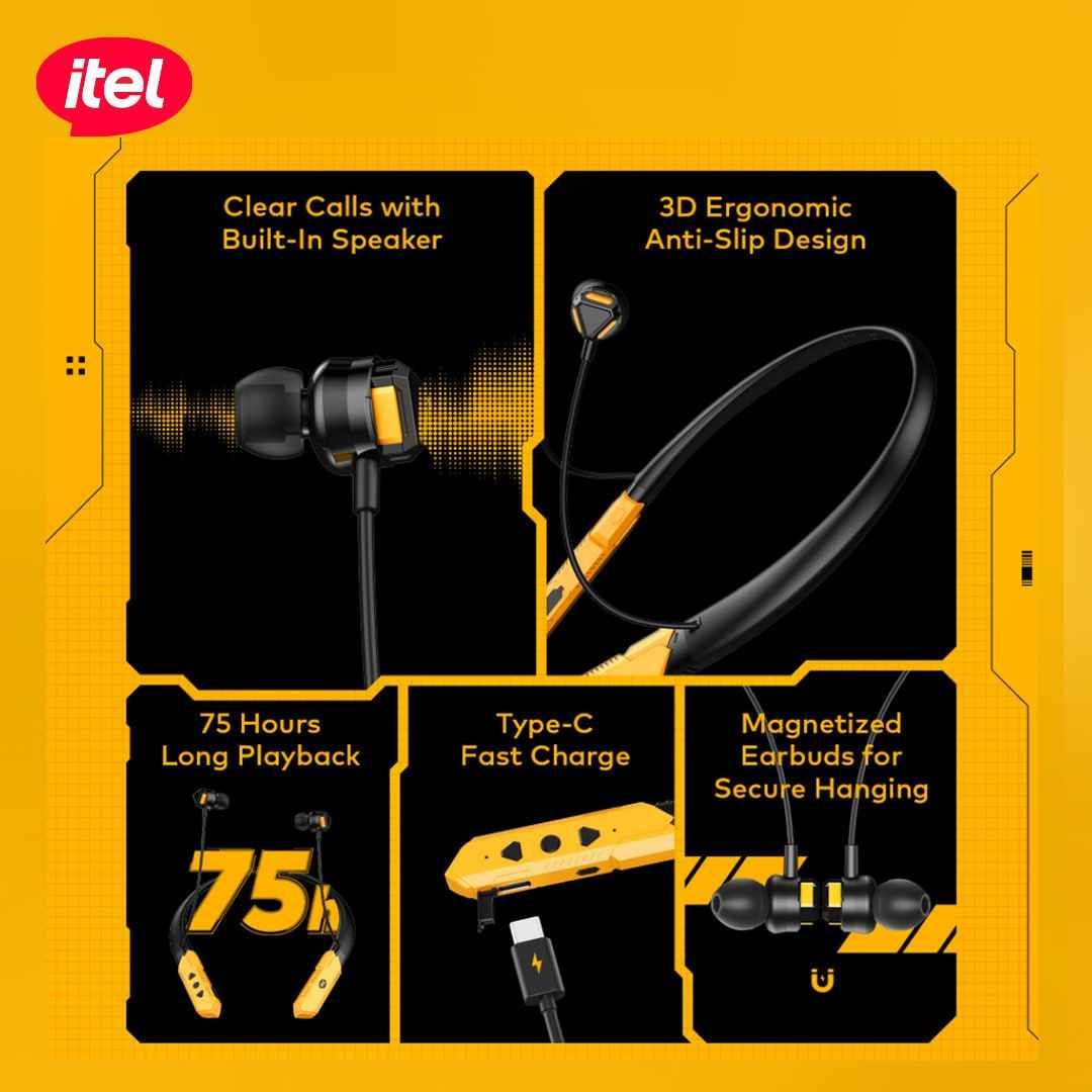 ⚡️ سماعة الرقبة itel Wireless N500 – بطارية خيالية تدوم 75 ساعة!

🚀 المميزات والمواصفات:

🔹 بطارية جبارة (75 ساعة): استمتع بوقت تشغيل خيالي يصل إلى 75 ساعة متواصلة من الاستماع والمكالمات، مما يغنيك عن الشحن المتكرر لأيام طويلة.

🔹 مكالمات فائقة الوضوح: تضمن لك صوتاً نقياً وصافياً أثناء المكالمات الهاتفية بفضل تقنية الصوت المدمجة (Clear Calls with Speaker).

🔹 تصميم مريح ومرن: طوق الرقبة مصمم بمرونة عالية (Flexible and Comfortable-Fit) ليناسب شكل الرقبة ويوفر راحة تامة عند ارتدائه طوال اليوم.

🔹 ثبات عالي ومضاد للانزلاق: تتميز بتصميم مانع للانزلاق (Anti-Slip Design) يحافظ على ثبات السماعة أثناء المشي أو الحركة.

🔹 ضمان حقيقي: تأتي مع ضمان رسمي لمدة 12 شهراً مدعوم من خدمة Carlcare، مما يضمن لك جودة وعمر المنتج.

🔹 شكل عصري وأنيق: تصميم مميز باللونين الأسود والأصفر يضفي لمسة رياضية وعصرية تناسب مختلف الأذواق.

الحالة: متوفر ✅
📦 السعر: 15 الف فقط! بغداد, العراق


**إذا كنت صاحب هذا الإعلان وتريد حذفه لأي سبب، رجاءا أرسل رسالة إلى الدعم الفني**