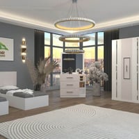 موديل سيمات • ٥ قطع ابواب • سرير ٩٥×١٩٥