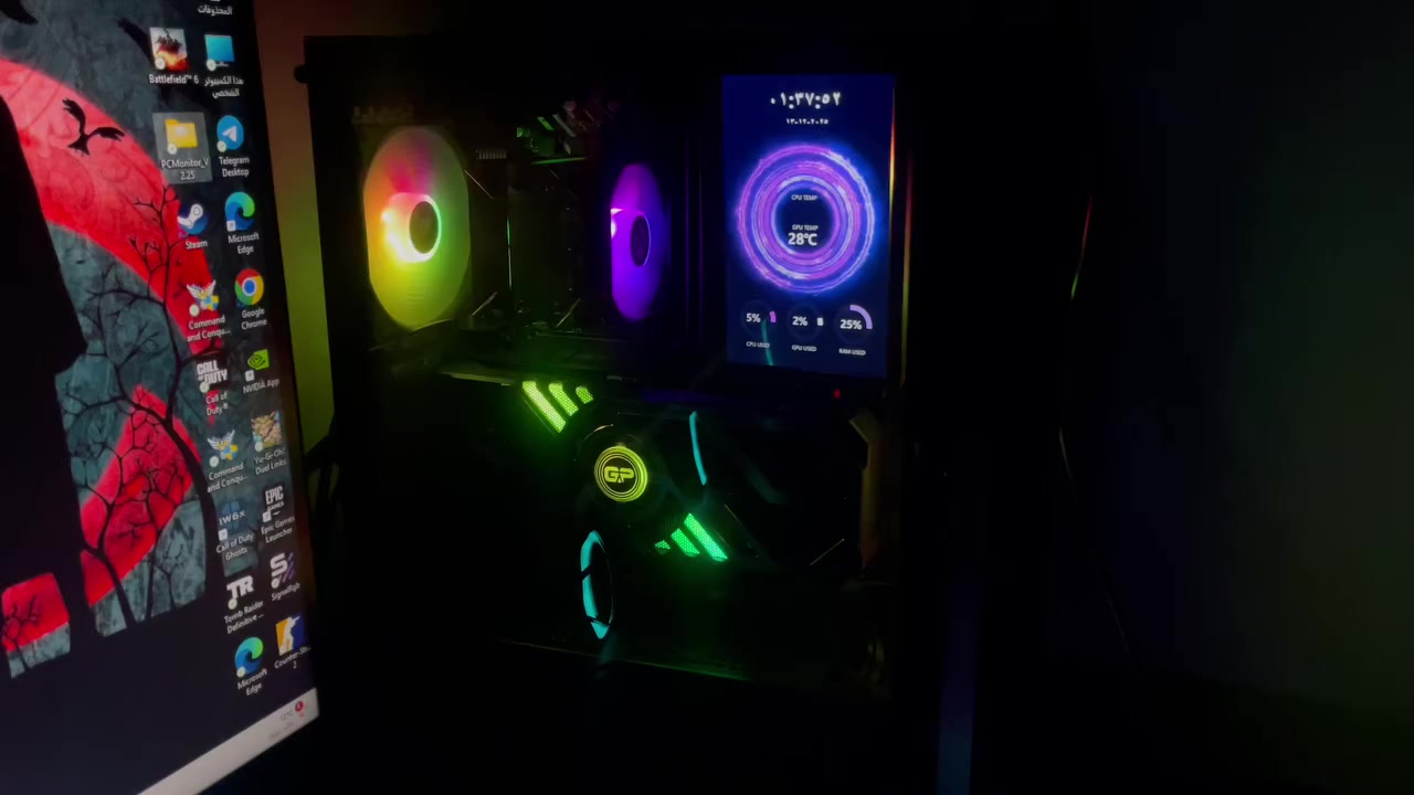 سلام عليكم 
كيس حاسبة مستخدم نظيف جداً استخدام قليل للبيع مواصفات:
كرت شاشة  3070ti rgb 8g 
المعالج COR i5 14400f Antel
الهارد واحد تيرا Lexar
البورسبلاي 750 كولد 80 XPG
مذر بورد اسوس 610 ddr4
رام {2*16} 32 كيكا  3200
 السعر مليون و200 
مكاني بغداد


**إذا كنت صاحب هذا الإعلان وتريد حذفه لأي سبب، رجاءا أرسل رسالة إلى الدعم الفني**