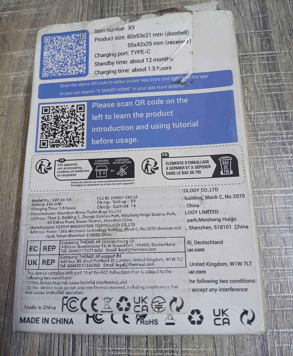 جرس كامرة واي فاي بهذا الشكل


**إذا كنت صاحب هذا الإعلان وتريد حذفه لأي سبب، رجاءا أرسل رسالة إلى الدعم الفني**