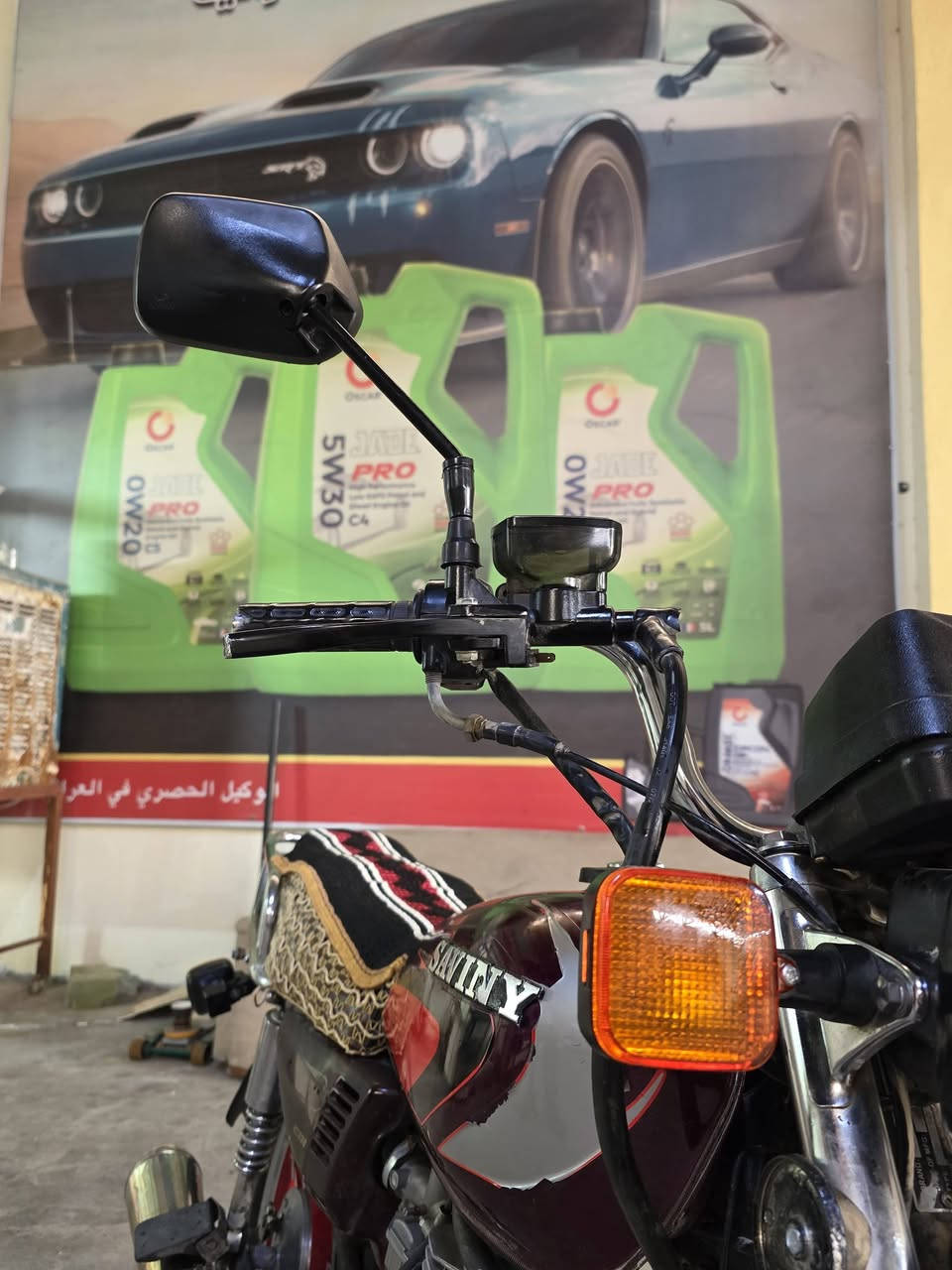 سلام عليكم دراجه ايراني 5نمره
مرقمه سنويه النضافه كدامكم موديل 2021 يعني كامله من كلشي 
السعر مليون و100 الف مكاني الفلوجه شارع 40 
للاستفسار ***********
