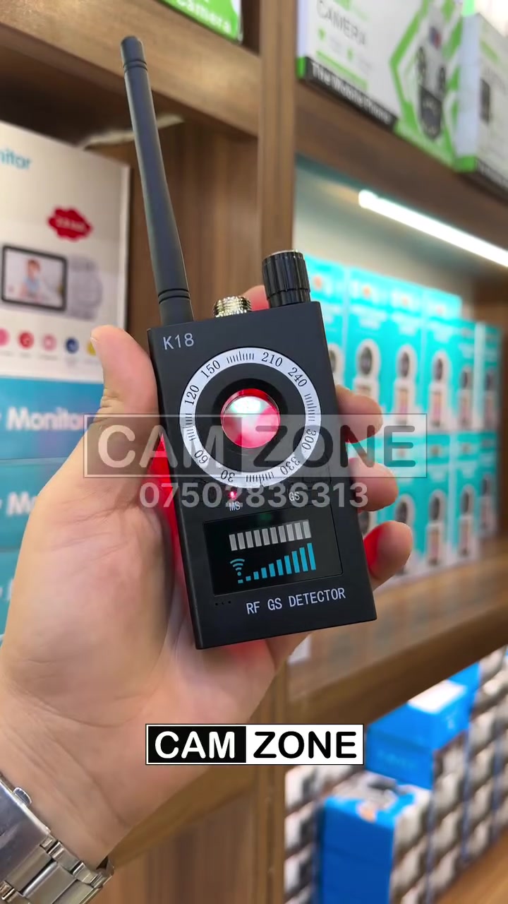 🔍 احمِ خصوصيتك أينما كنت!

📡 جهاز كشف الكاميرات السرية K18

✔️ يكشف الكاميرات المخفية وأجهزة التنصت بدقة عالية
✔️ سهل الاستخدام وصغير الحجم
✔️ مثالي للفنادق، المكاتب، وغرف الاجتماعات

💵 السعر: 95,000 دينار فقط

📞 اطلبه الآن من مركز CamZone وتمتع براحة البال 🛡️

***********

#جهاز_كشف_الكاميرات #حماية_الخصوصية #K18 #كشف_تنصت #امان
