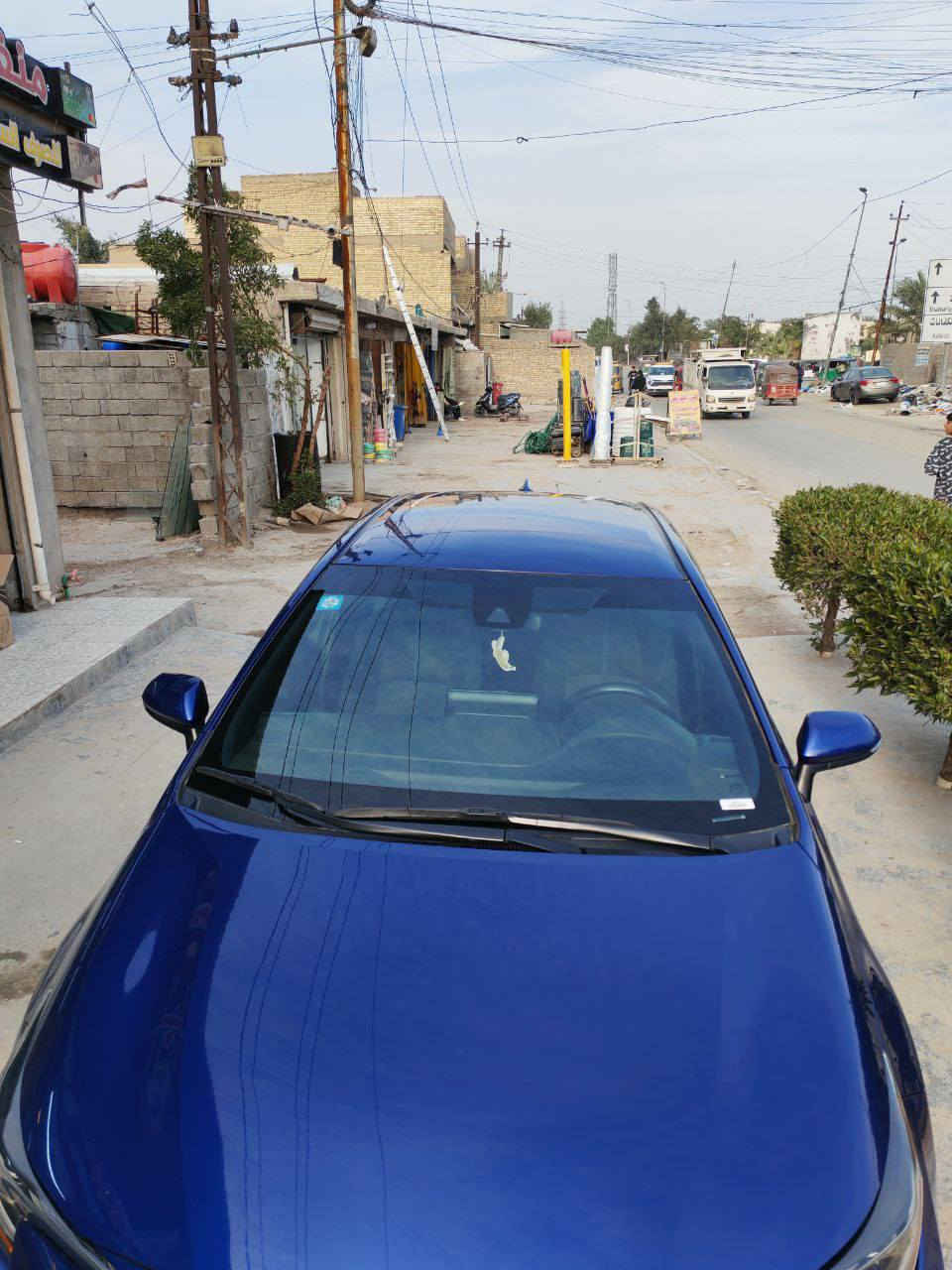 سلام عليكم كورلا Se لون ازرق اجويتي موديل 22
ماشي 36ميل  مكينه 2000 
رقم معوقين
مواصفات الكورلا معروفه 
حادث امريكا باب خلفي وجاملغ جهه اليمين 
وبالعراق باب امامي تبديل وجاملغ امامي بارد وباقي السياره بلادي سعر السياره 155
مكان السياره بغداد
الاتصال ***********
