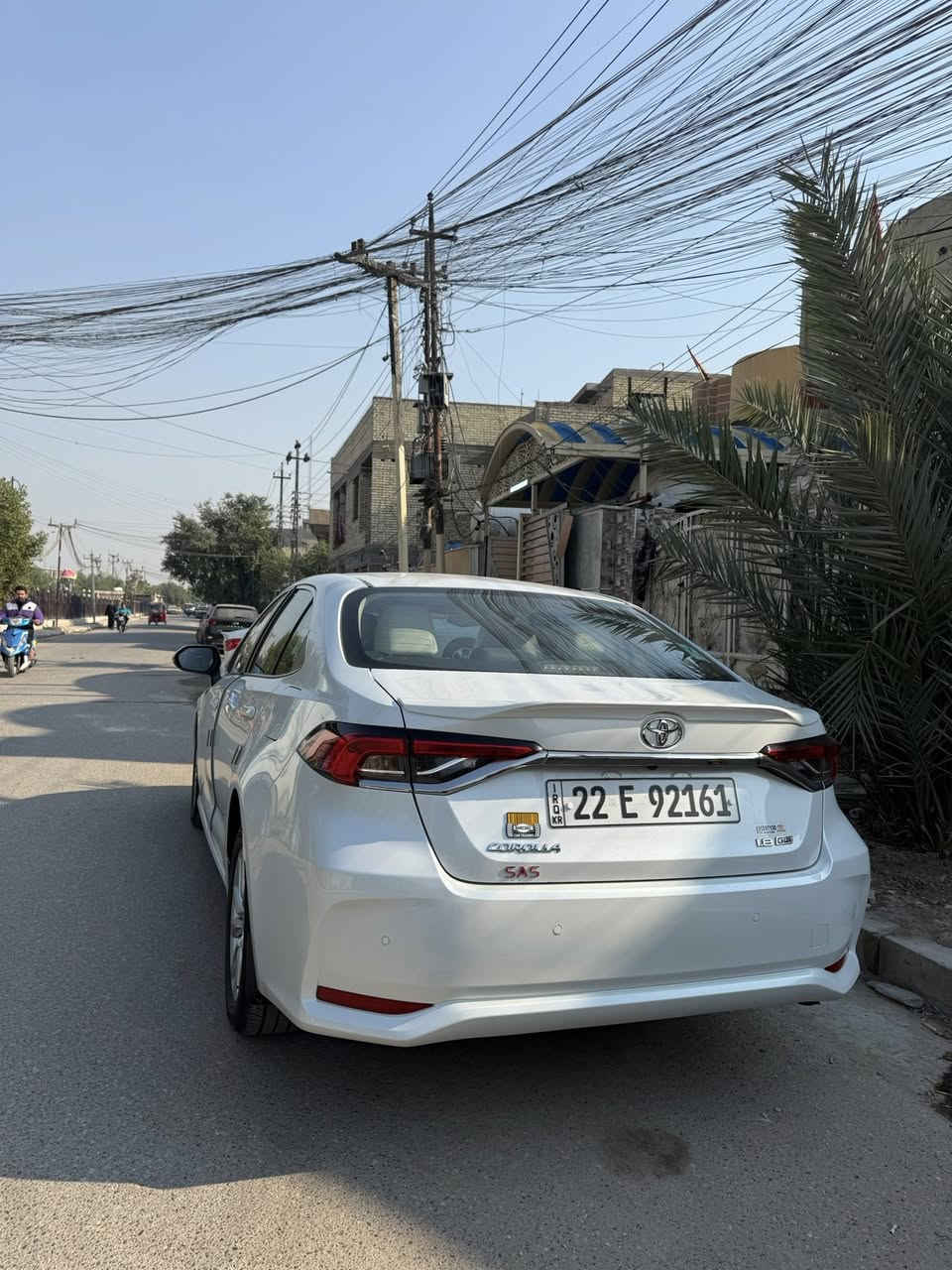 كورلا 2024⭕️ بيه بارد على كد أصبعين
حجم المحرك 1800 

ماشي 32الف 

نوع الوقود بانزين 

دخول ذكي بصمة تشغيل بصمة   

شاشة ديجيتل  

تبريد قطعتين 

ويل كب حجم الاطارات 16 

حساسات امامي خلفي 

لايتات عدسة 

سبايدر خلفي sas

بك لايتات لد 

كشاف لايت لد 

مرآة قابلة للطي 

اشارة بالمرآة  

مرآة داخلية عاكسة 

السيارة رقم اربيل تحويل مباشر

مكان السياره -  بغداد 
سعر 189 بيه مجال قليل
للاستفسار

***********
