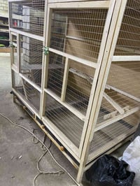 قفص تفصيل • مجارى تنظيف • ١٤٠×١٢٠×٨٠