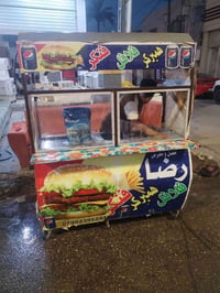 طباخ داخلي • موقد داخلي • همبركر • فلافل • معدات مطعم • مطبخ • جهاز طب...