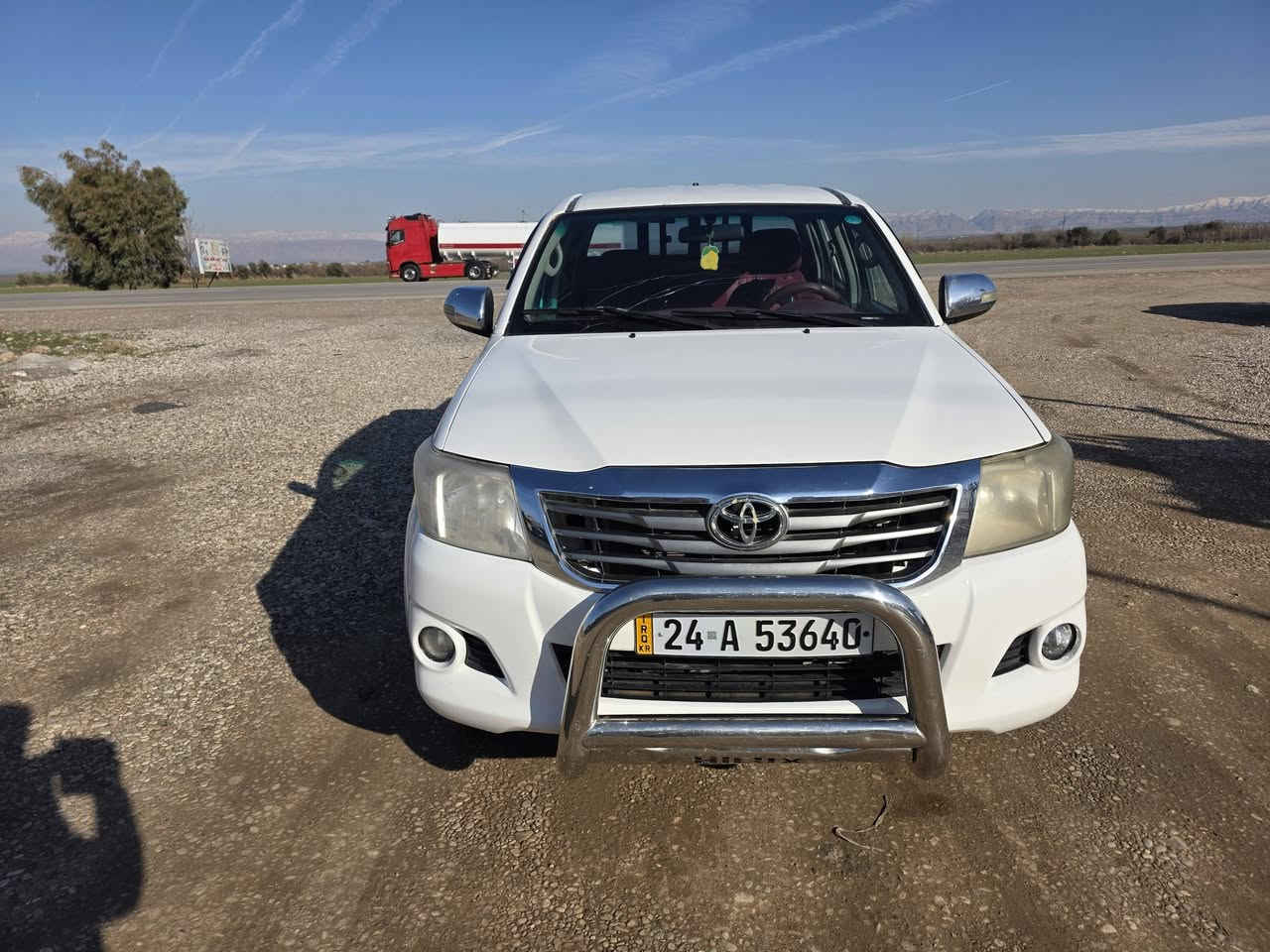 تویوتا هایلوکس 2013 رقم دهوک
سەیارە عام سبغە بەس زور خاوێنە
سعر 150 وەرەقە مجال
شوێن ئاکرێ
تلەفون ***********
