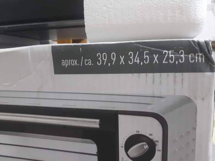 اوفن كهربائي 
الحجم الصغير
جديد السعر ٢٥ الف


**إذا كنت صاحب هذا الإعلان وتريد حذفه لأي سبب، رجاءا أرسل رسالة إلى الدعم الفني**