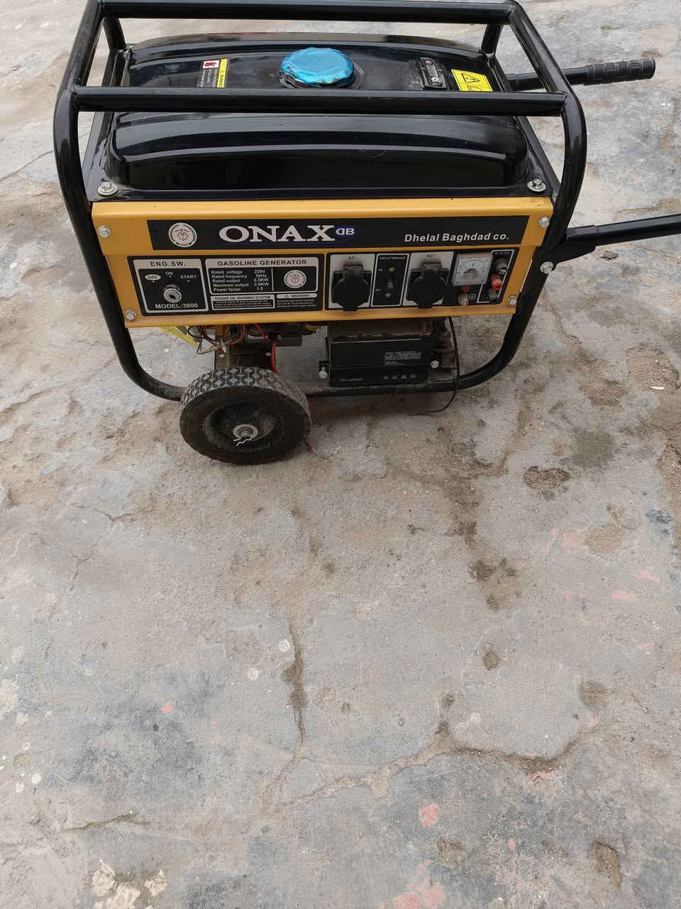 السلام عليكم مولده ONAX جديده مامشتغله ولا مره بصمه وسويج سلف دهن مابيه وبانزين مابيه بعده على وضع الشركه مكفوله من كلشي سعره 300 وبيه مجال مكان بصره زبير *********** واتساب شريحه مسدوده
