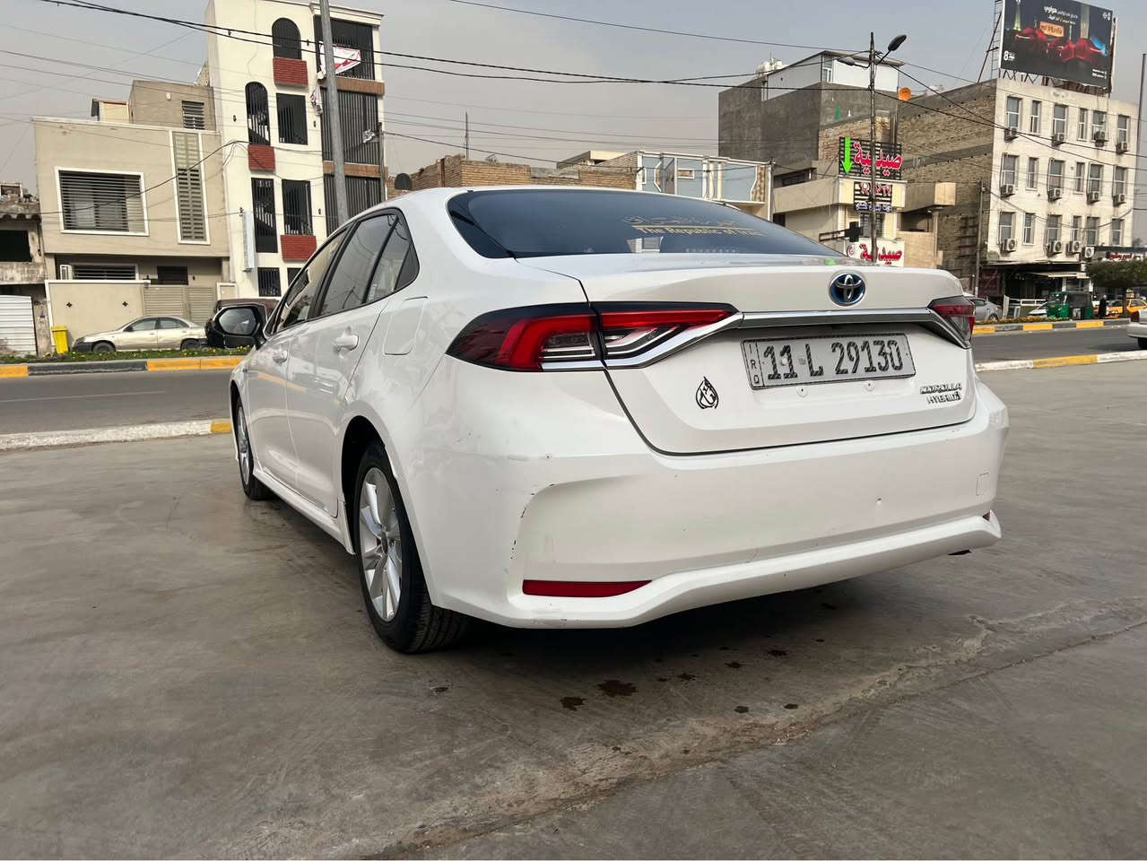 كورلا هايبرد 2024

فول مواصفات 

💺جلد احمر بلادي 

🧮عداد ديجتل 

💥رادار مانع تصادم 

🛣️تحديد مسار

✨قياده شبه ذاتيه 

✨محرك 1.8cc مع محرك كهربائي ⚡️ 

🔋بطاريات ليثيوم أيون 

🔐دخول ذكي بدون مفتاح

🛞ويل كب16

📷كاميرا خلفيه بلاديه

🪙تحكمات ستيرن جهتين

💎قطعتين تبريد

🪙تطعيمات بيانو بلاك

💎سايد بريك بصمه

💎اوتو هولد

💎لايتات زينون

💎إشارة في المرايا الجانبية 

💎ابل كار بلي 

💎مانع انزلاق

السياره جديده ونظيفه ماشيه53 ألف بس

كفاله عامه بدون قطرة صبغ بيهة طخة بسيطة بلهلال مال جاملغ 

اعلى فئه الي تجي كشنات احمر واسود بلادي 

السعر: 152$

مكاني بغداد الحرية

للاستفسار *********** بغداد, العراق
