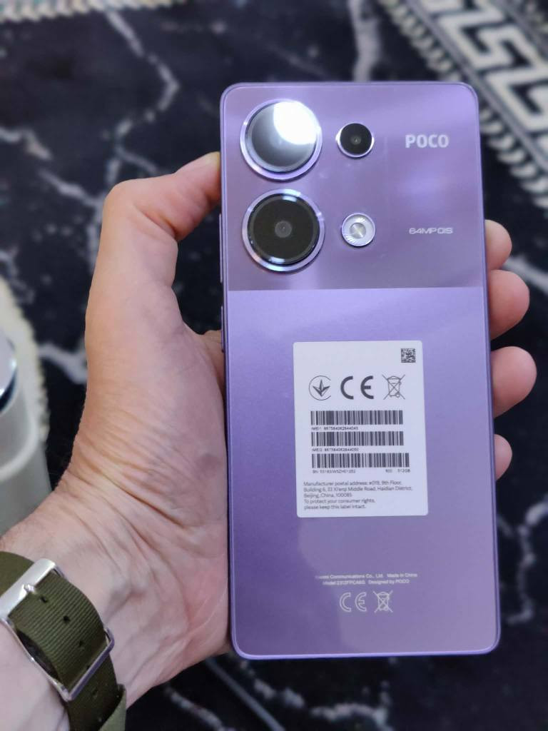 السلام عليكم بوكو m6 برو ذاكرة 512 العشوائية 12+12 شاشة امولد 120 هيرتز بصمة مدمجة بالشاشة معالج هيليو g99 الترا ببجي 60 فريم سماعات ستيريو مقاوم للماء والغبار كامرة خلفية بدقة 64 ميكا بكسل بطارية 5000 ملي امبير تدعم الشحن 67 واط نظافة الجهاز 100% زلغ مابي استعمال اسبوع ملاحظة الجهاز بدون ملحقات بيع او مراوس حسب القناعه السعر 200 الف المكان بغداد بغداد, العراق


**إذا كنت صاحب هذا الإعلان وتريد حذفه لأي سبب، رجاءا أرسل رسالة إلى الدعم الفني**