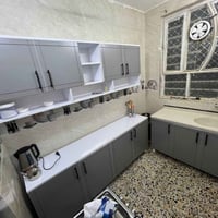 كاونتر خشب • مطبخ