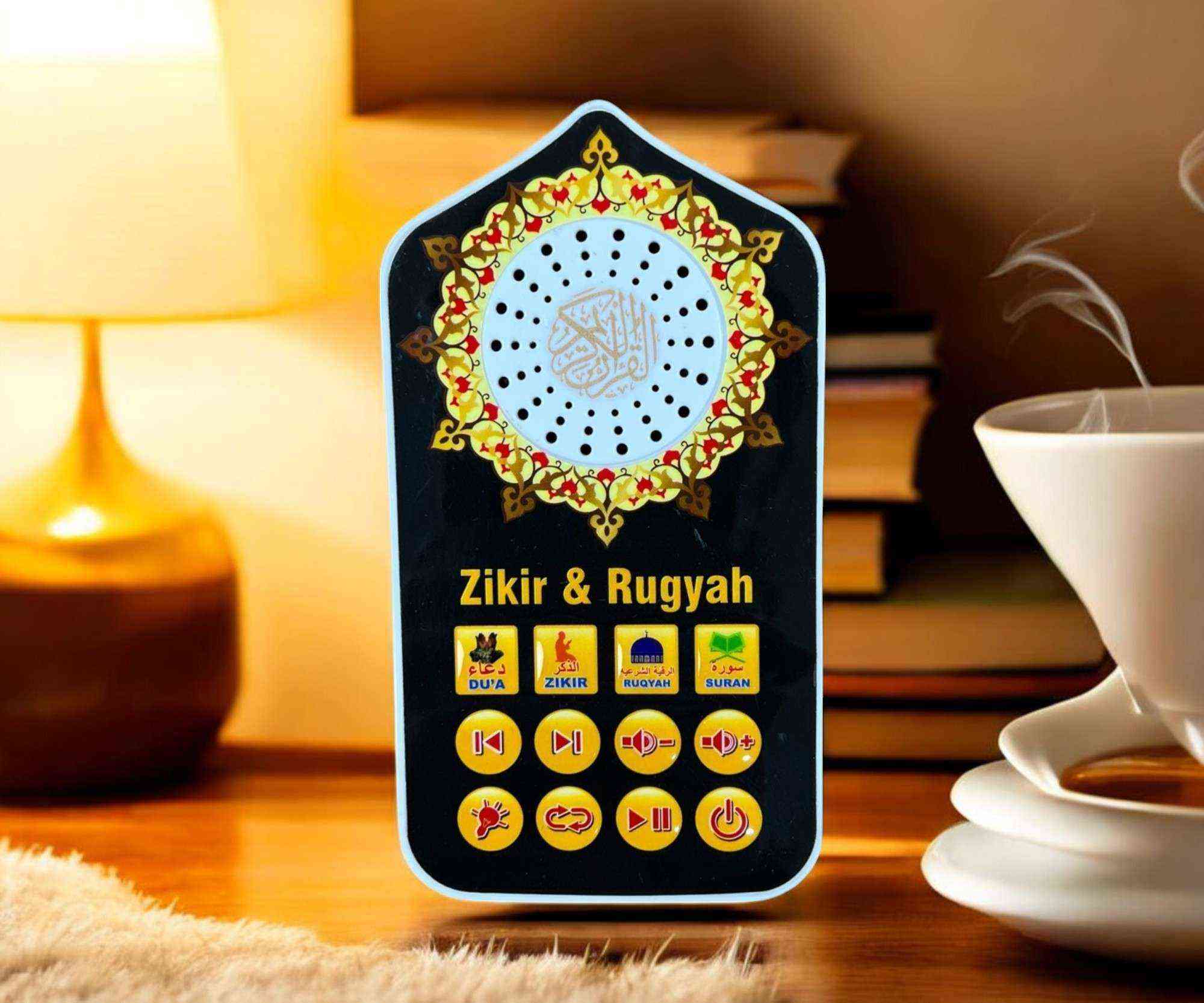 قارئ القرآن الكريم

اجعل الذكر والقرآن جزءًا من يومك بسهولة مع جهاز الذكر والرقية الصوتي المصمم خصيصًا ليمنحك تجربة روحانية هادئة أينما كنت.

يتميز الجهاز بتصميم أنيق مستوحى من الزخارف الإسلامية، مع أزرار سهلة الاستخدام تتيح لك التنقل بين مختلف الأذكار، الأدعية، سور القرآن الكريم، والرقية الشرعية بضغطة زر.

المميزات

66 سورة من القرآن الكريم للاستماع والتدبر

40 دعاء مميز لأذكار الصباح والمساء وأدعية متنوعة

41 رقية شرعية من القران الكريم

11 أنشودة إسلامية للأطفال لتعليمهم وتعزيز الروح الدينية لديهم

أزرار تحكم واضحة وسهلة الاستخدام للمزيد من الراحة والتحكم بمستوى الصوت

5 تأثيرات ضوئية تضفي لمسة جمالية أثناء الاستخدام.

تصميم أنيق ومدمج يناسب أي مكان في المنزل أو المكتب.

يعمل بالكهرباء مما يضمن تشغيلًا متواصلًا دون الحاجة للبطاريات ( لا يعمل بالبطاريات )

مثالي للهدايا، وللمساجد، وللأفراد الباحثين عن الأمان الروحي والطمأنينة بغداد, العراق


**إذا كنت صاحب هذا الإعلان وتريد حذفه لأي سبب، رجاءا أرسل رسالة إلى الدعم الفني**