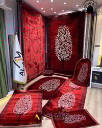 الموديل الأفغاني الأحمر • خيط حرير فخم • مقاسات متعددة