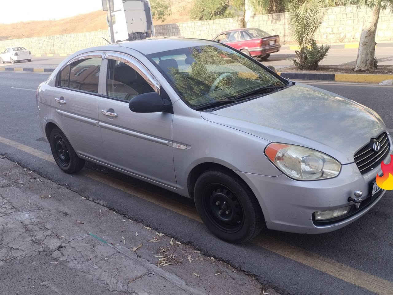 اكسنت خصوصي 2009
بدون ضرر فقط يم قبق البانزين اقل من شبر
السيار بسمي كاربون بانزين جديد كير ومحرك شرط تبريد ثلج 
السعر 77$
***********
