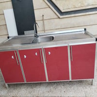 ميز طعام صاج • ٦ كراسي • كاونتر ٤ بوب