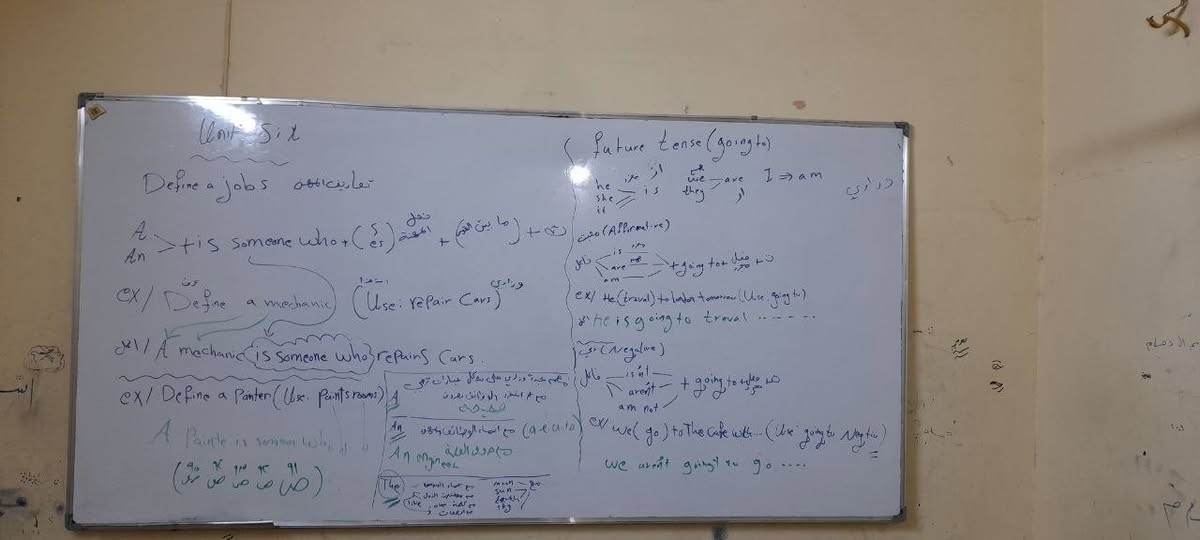 طلاب الصف الثالث متوسط
مراجعة مكثفة لمادة الغة الانكليزي
تشمل  شرح القواعد +  ملخصات مهمة + مرشحات 
تضمن لك ٧٥ الى ٨٠ درجة 

يوم الخميس والجمعة بساعة ٥ العصر 

السعر ٢٥ الف فقط 
العنوان / حزيران - شارع عبد الرحمن 

واتساب  ***********
