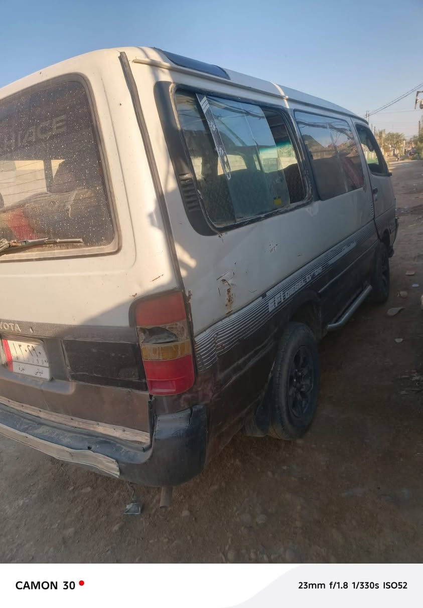 سلام عليكم هايسه موديل 92 باب يسره كير اتو مكينه تي واي بيه تبخير بدون صرف اكسل شواصي كفاله الصدر شويه تعبان سياره شغاله كامله مصفره غرمات سنويه نافذا ب 2020 صاحبه موجود رقم ديالى السعر 16 وبيها مجال للأتصال ***********
