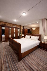 غرفة نوم ماستر • عمق 60سم • خشب لاتيه 18