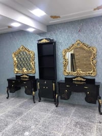 الكرابله • ديكور حلاقه ملكي • ٤ مرايات