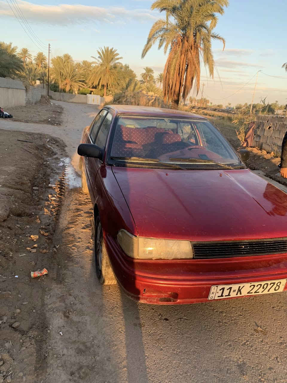 كورلا يسره بلادي موديل 92 محرك 1600 تخم تاير كير ومكينه خير من الله جهازه وحلوه رقم نكليزي بغداد السياره واسط النعمانيه سعرها 37 وبيها مجال بسيط حك العمله. ***********
