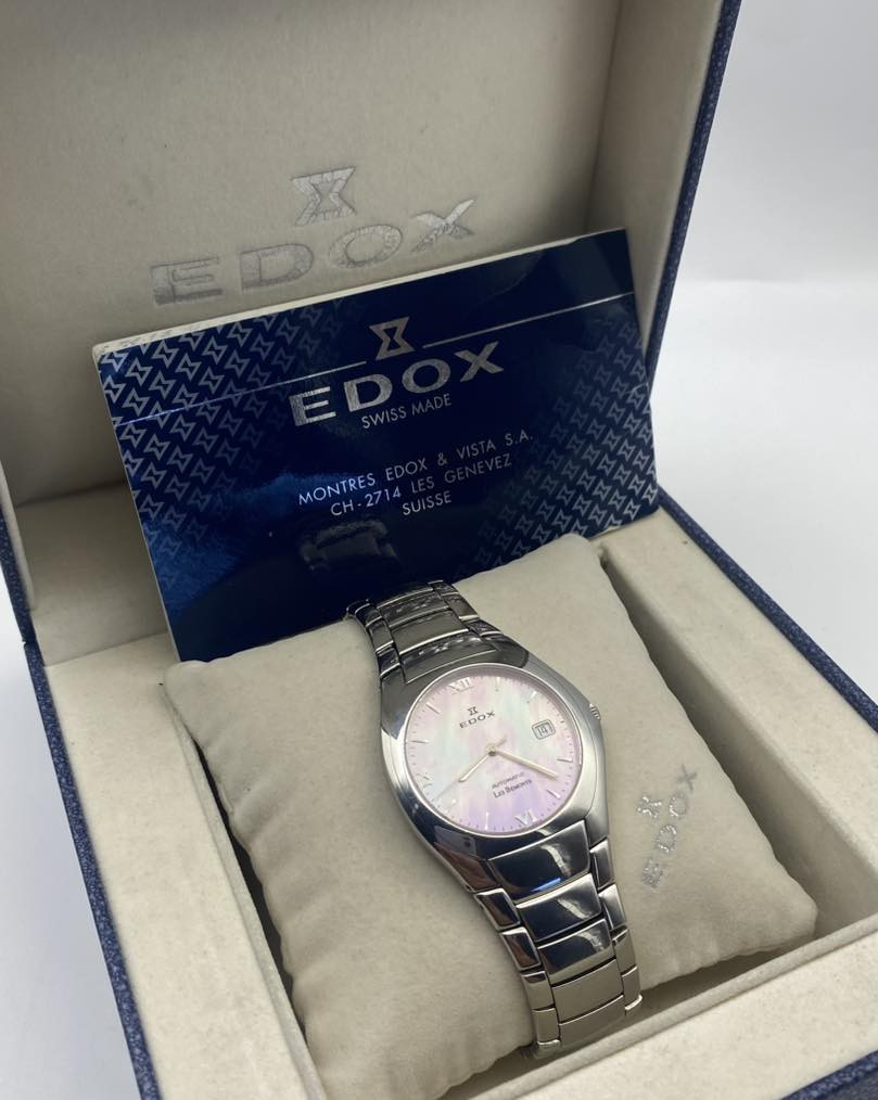 الجمال السويسري من 
EDOX
Les Bémonts
بمينا من الصدف الطبيعي 
اوتوماتيك بنحافة 7mm
قطر ٣٦ 
اساسية بالكامل 
نظافة مُمتازة 
ظهر كشف 
#edox


**إذا كنت صاحب هذا الإعلان وتريد حذفه لأي سبب، رجاءا أرسل رسالة إلى الدعم الفني**