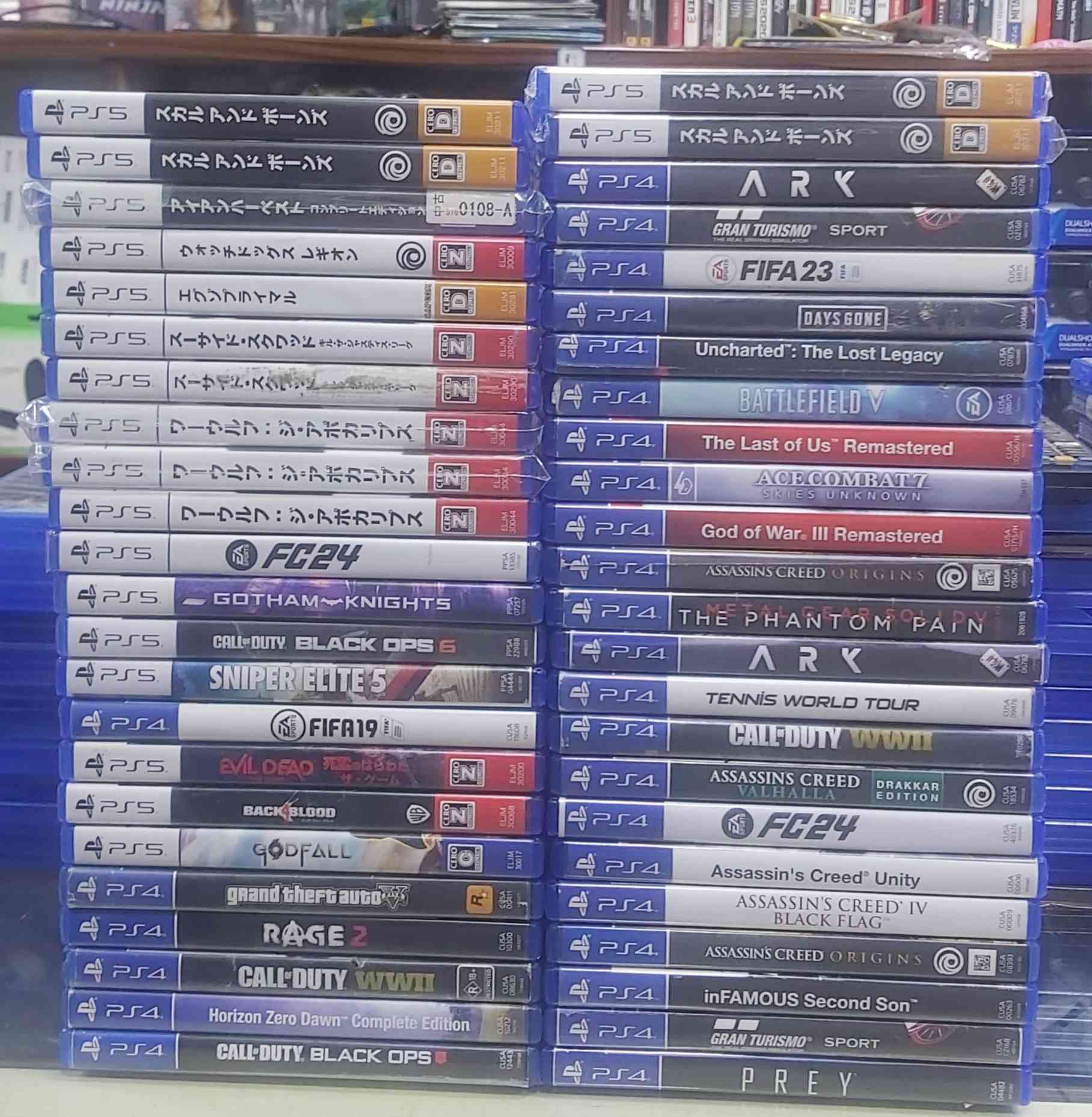 وجبة العاب جديدة العاب بلي فور وفايف امشكل سعر المجموعة كاملة ٥٠٠ الف فقط العدد ٤٧ لعبة


**إذا كنت صاحب هذا الإعلان وتريد حذفه لأي سبب، رجاءا أرسل رسالة إلى الدعم الفني**