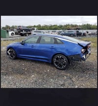 K5 2023 Gt line مواصفاتها معروفة  ماشية ٥٠ ميل  صور الحادث مرفق بالصور...