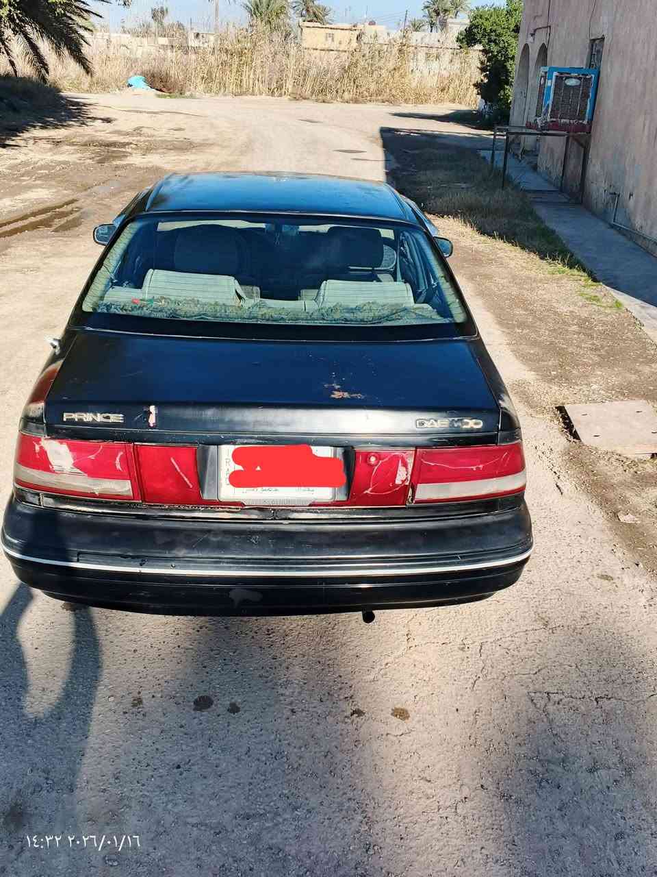 ‏السلام عليكم للبيع دايو برنس موديل 1994 كير اوتماتيك مكينه 2000مفتوح  مكينه بيه بخار  تايرات جدد تخم ويل كب بلادي دواخلهه جديده  كهربائيات كلهه شغاله السياره خير من الله   رقم بغداد  سياره راعيهاا يريد تحويل سينويه 2026/3/16 السعر 34وبيهاا مجال للشراي 
العنوان بغداد المحموديه ناحيه رشيد
‏الاستقسار ‪‪***********
***********
