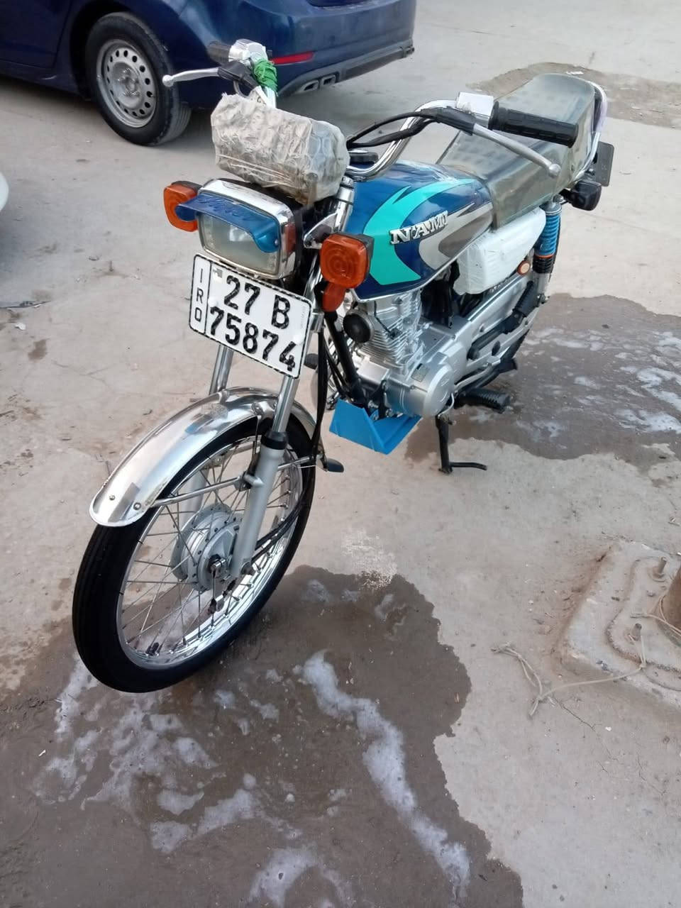 سلام عليكم دراجه نامه مضمومه وكفاله عامة بكلشي 2019دراجة ما مبدل بيها اي شي ولا مفتوح بيها برغي 
وترقيم جديد 2025دراجة اوصلية الدراجة بكلشي 
للاستفسار ***********
وتساب ***********
