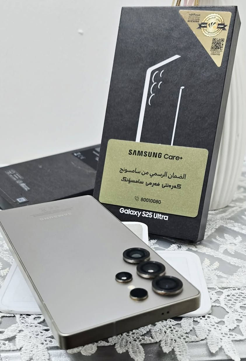 S25 UItra ذاكره 256 رام 12جهاز نضافه 100 كامل ملحقات ضمان الوكاله للبيع السعر مليون 180
مكاني بغداد مدينه 
للتصال ***********
S25 UItra ذاكره 256 رام 12جهاز نضافه 100 كامل ملحقات ضمان الوكاله للبيع السعر مليون 180
