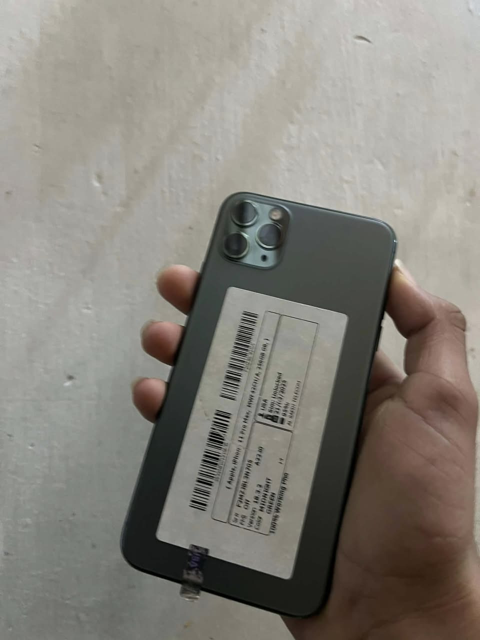 11 برو ماكس
ما مفتوح وضع شركه ضد ماي
ذاكر256
بطاريه95 بلادي
نضافه 100/100
تك 
سعرو350 وبي مجال بسيط


**إذا كنت صاحب هذا الإعلان وتريد حذفه لأي سبب، رجاءا أرسل رسالة إلى الدعم الفني**