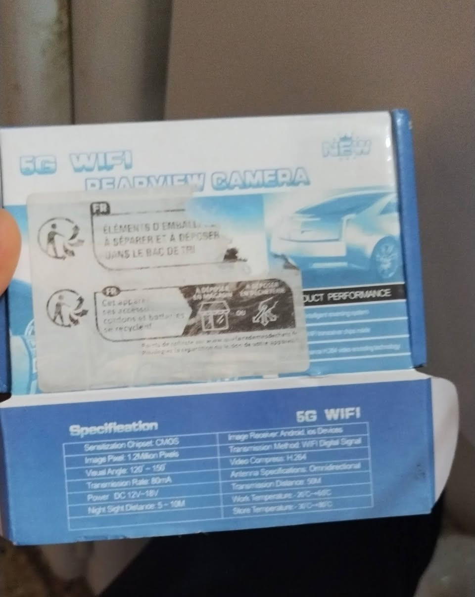 السلام عليكم شباب كامرة رجوع لجميع السيارات تدعم دقة 720 AHD دقة عالية كلش .وايفاي 5G وتطبيق خاص بيهة  جديدة مال امزون  السعر مع التوصيل 23 الف


**إذا كنت صاحب هذا الإعلان وتريد حذفه لأي سبب، رجاءا أرسل رسالة إلى الدعم الفني**