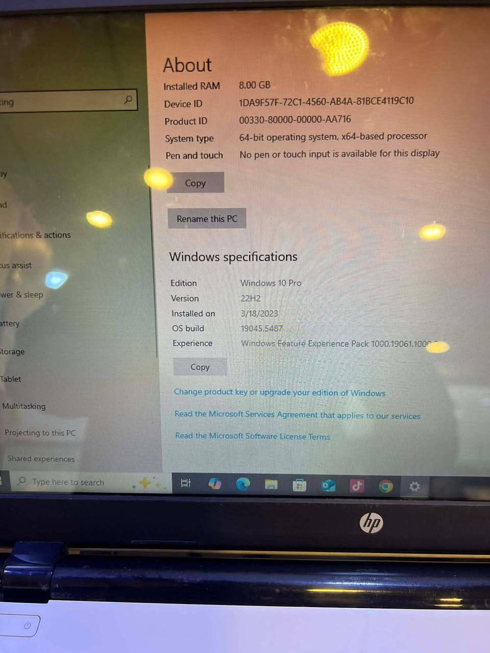السلام عليكم لابتوب HP للبيع كامل تفاصيل بصور بعدها جديده للستفسار اتصل ع رقم 
***********
