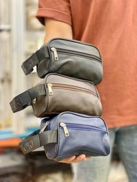 حقيبة يد ريترو • جلد عالي الجودة • أسود قهوائي نيلي