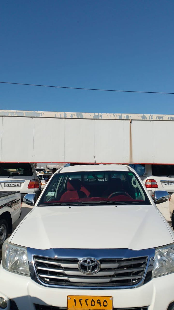 هايلوكس 2014 نضيفه كير محرك كله ع شركه تبريد ثلج سياره نضيفه سعرها 170 ورقه
***********
