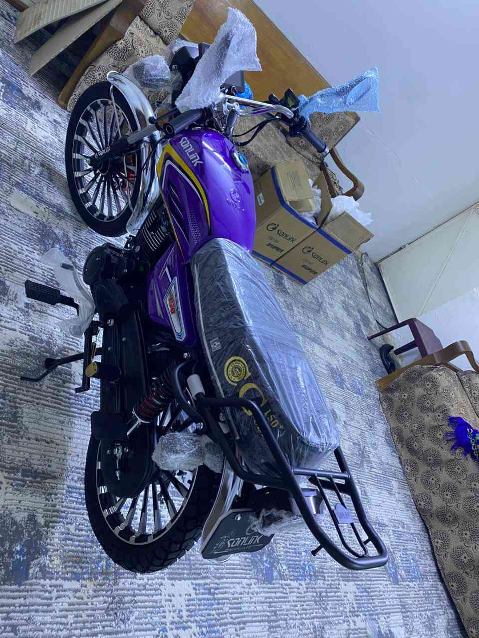 السلام عليكم ماطور ايراني سونلنك موديل 2025 زيرو (محرك 150) ***********
