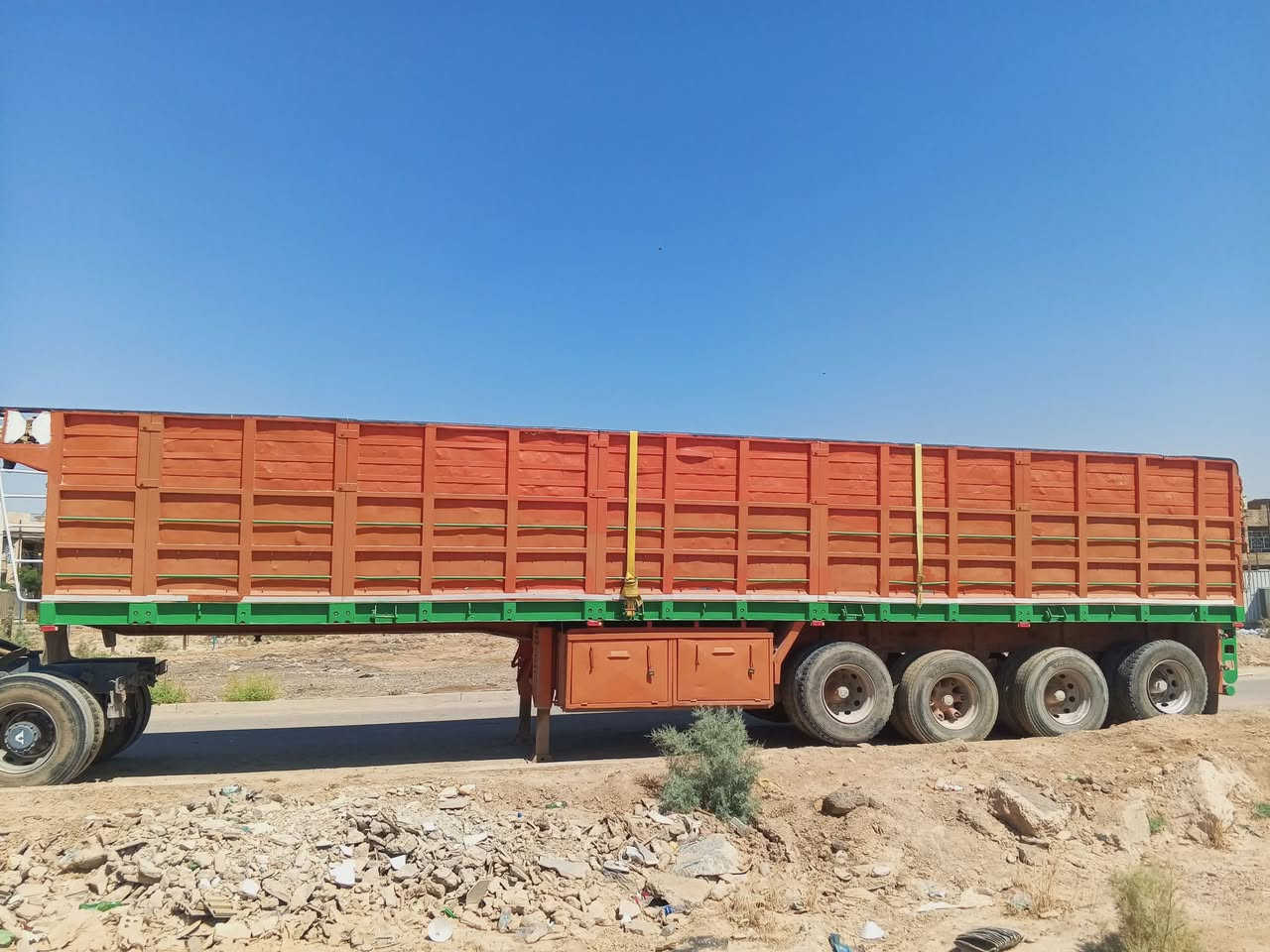 السلام عليك
عربانه الماني 4 دناكير 2جوبلس و 2 سبرنك دناكير 14 تايرات اربع زواج جدد و الباقي نص عمر طول العربانه 13 سعر 90 وبيها مجال قليل 
الاستفسار ***********
