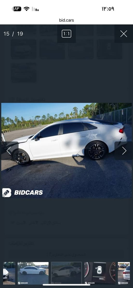 K5 2023 GT LINE
وارد امريكي صور الحادث بالمنشور الراديترات بلادية الضربة واصلة للبراكيت فقط لا لغود و لا شواصي ماشية 47 الف مايل
بدون صبغ بدون تبديل ليبل واحد ايرباك سليم البنيد مصلح و مكحل و ما مصبوغ 
السعر 178 بيها مجال بسيط مكانها بسماية 
أو بغداد الجديدة 
***********
*********** واتساب
